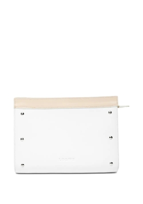 Loewe Pre-Owned studded pouch - White