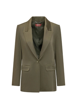 Max Mara notched lapel blazer - Green