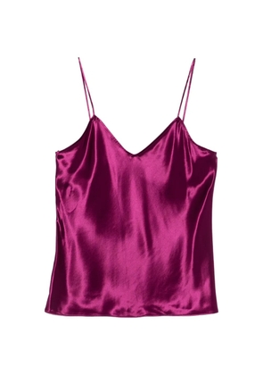 Alberta Ferretti V-neck spaghetti-strap top - Purple
