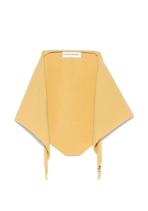 extreme cashmere self-tie bandana scarf - Yellow