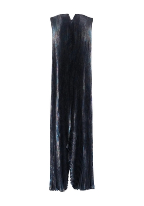 L'IDÉE galaxy-print maxi dress - Black