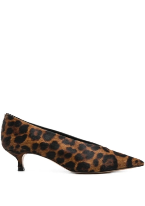 Le Monde Beryl 40mm Babouche pointed toe pumps - Brown