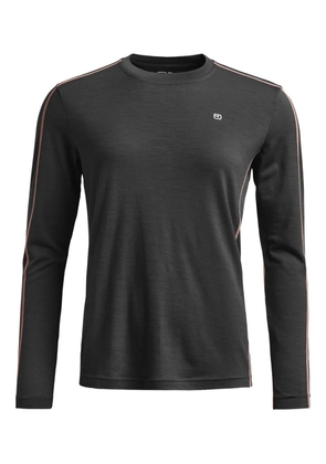 ORTOVOX 185 Rock’N’Wool base-layer top - Black