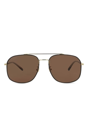 Gucci Eyewear pilot-frame sunglasses - Brown