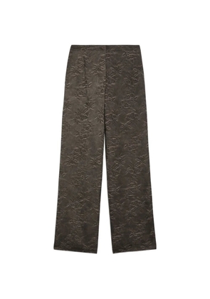 Momoni jacquard palazzo pants - Grey