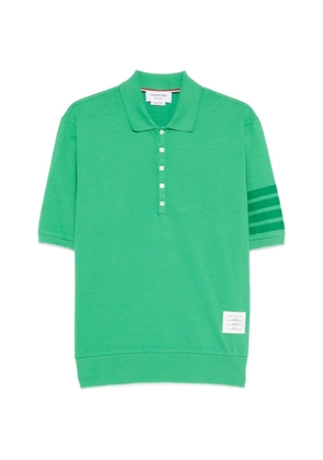 Thom Browne stripe-detail polo shirt - Green