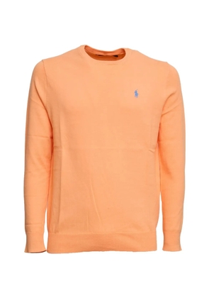 Polo Ralph Lauren embroidered slim-fit sweater - Orange