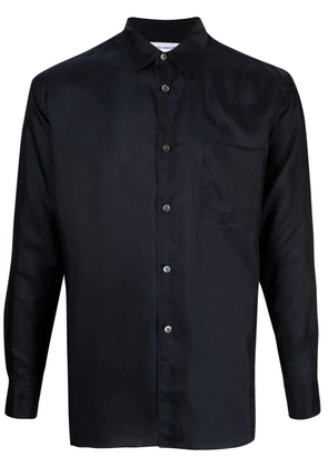 Comme Des Garçons Shirt pointed collar long-sleeved shirt - Blue