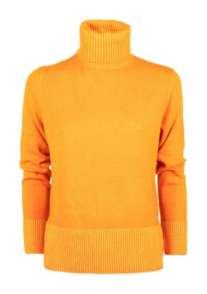 Base Milano ribbed-trim roll-neck sweater - Orange