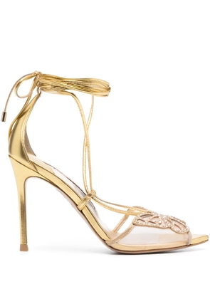 Sophia Webster 105mm butterfly-detailing sandals - Yellow