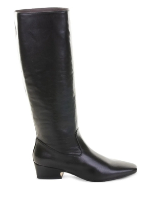 lorena paggi square toe boots - Black