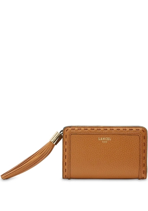 Lancel zip-around leather wallet - Brown