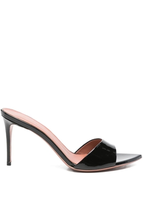 Castagna 80mm Alixia patent leather sandals - Black
