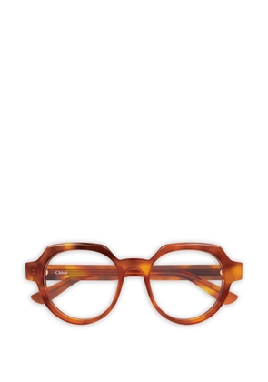 Chloé Eyewear round-frame glasses - Orange