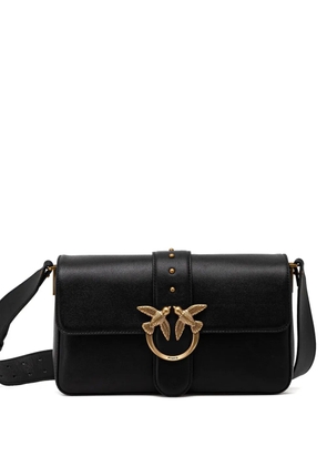 PINKO Love logo-buckle cross body bag - Black