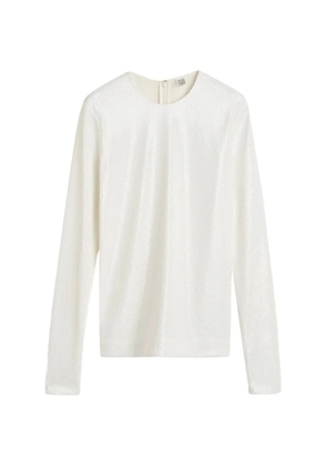 TOTEME sequined blouse - White