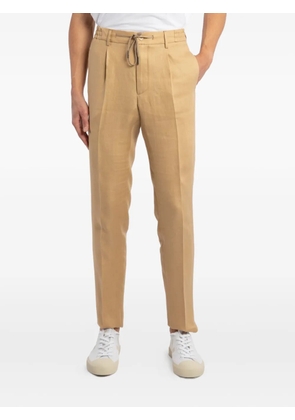 Tagliatore drawstring pleated trousers - Neutrals