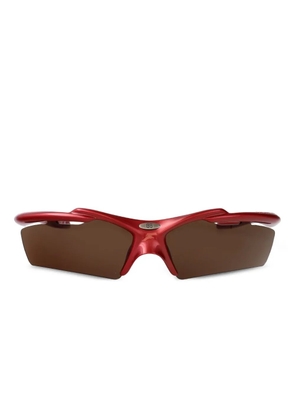 Balenciaga Eyewear geometric-frame sunglasses - Red