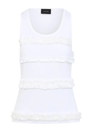 Simone Rocha ruffled top - White