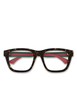 Gucci Eyewear square-frame glasses - Brown