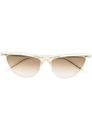 Saint Laurent Eyewear cat-eye frame sunglasses - Yellow