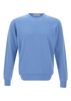 Della Ciana ribbed crew neck sweater - Blue