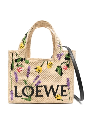 LOEWE small Loewe Font tote bag - Neutrals