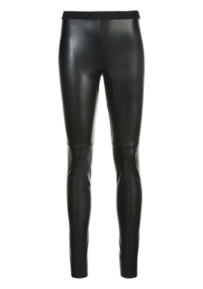 MARCCAIN leather-look leggings - Black