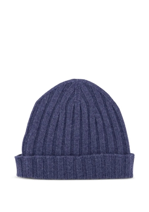 Filippo De Laurentiis ribbed-knit hat - Blue