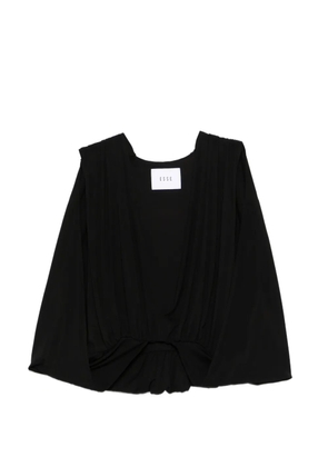 Esse Studios Solina gathered cape top - Black