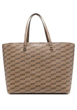 Balenciaga Signature shopper tote - Brown