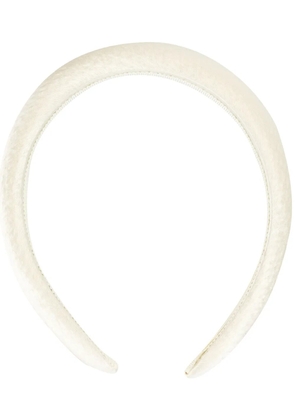 Jennifer Behr Tori silk headband - White