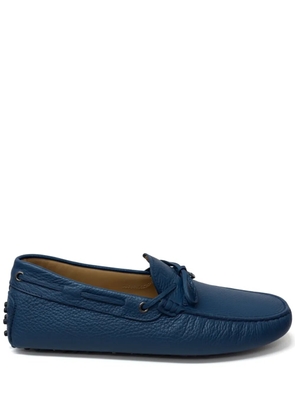 Tod's t-bar detail loafers - Blue