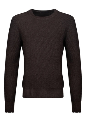 Tagliatore crewneck sweater - Brown