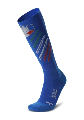 UYN diagonal stripe socks - Blue