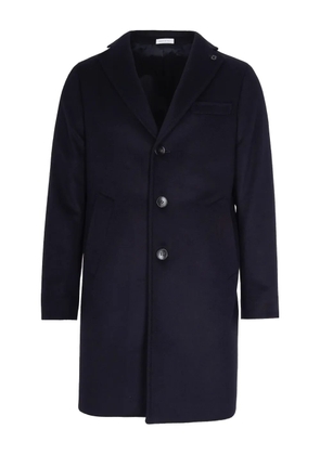 BRERAS MILANO single-breasted wool coat - Blue