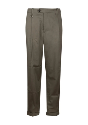 Paolo Pecora pleated-front trousers - Brown