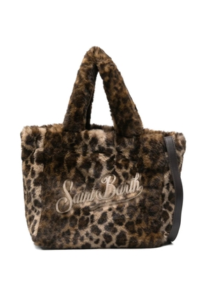 MC2 Saint Barth Colette leopard-print tote bag - Brown