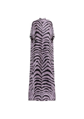 Gemy Maalouf open floor maxi dress - Purple