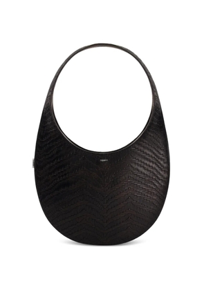 Coperni zip soft swipe medium shoulder bag - Black