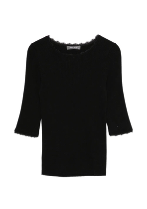 Philo-Sofie lace-trim T-shirt - Black