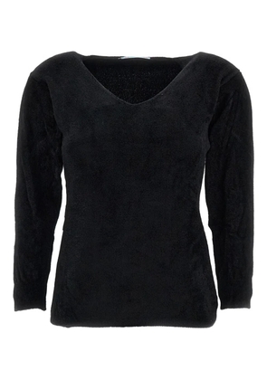 LIVE V-neck top - Black