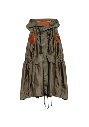 sacai hooded jacket - Green