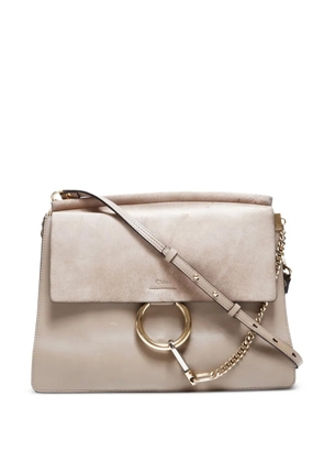 Chloé Pre-Owned 2000-2020 Faye ring chain shoulder bag - Neutrals