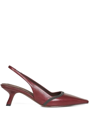 Brunello Cucinelli 65mm Monili pumps - Red