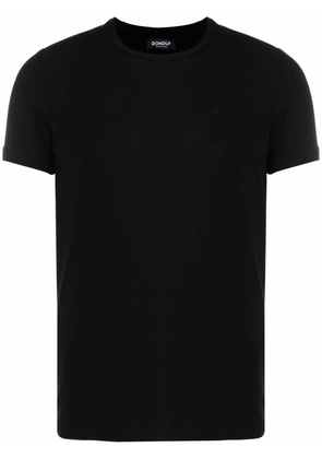 DONDUP crew-neck fitted T-shirt - Black