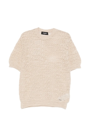 DSQUARED2 crew-neck T-shirt - Neutrals