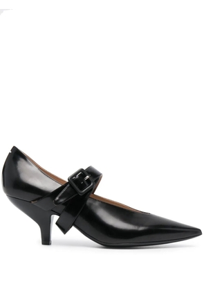 Maison Margiela crossover-strap pumps - Black