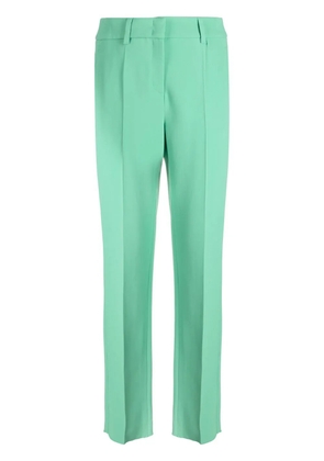 Emporio Armani straight-leg crepe trousers - Green