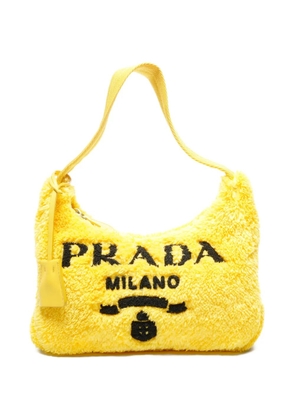 Prada Pre-Owned 2022 Spugna terry shoulder bag - Yellow